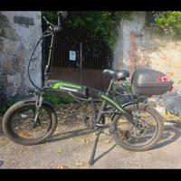 Bici elettrica pieghevole Kawasaki 16 acceleratore