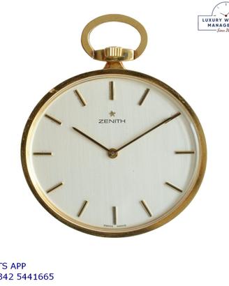 ZENITH Pocket watch oval shaped open face 1960's