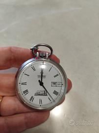 Orologio da taschino vintage Tannivan calendar 