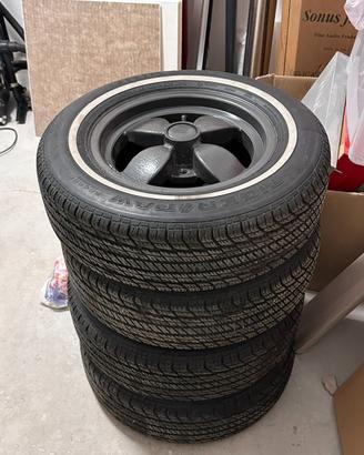 Cerchi MG B MGB GT 14x5.5 + gomme originali Viper