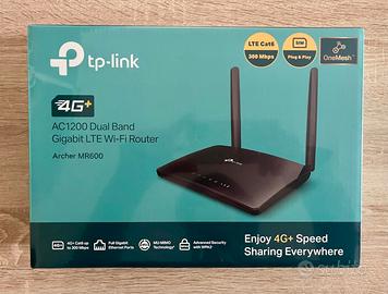 Tp-Link MR600 Modem LTE SIM 4g+  NUOVO