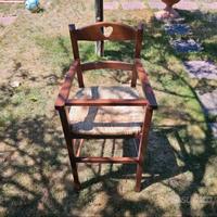 Seggiolone - sedia legno bambino