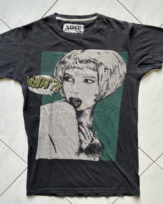 T-Shirt XDYE Nera Tg.S - Stampa Creativa