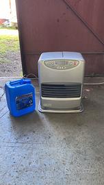 Stufa funzionante con liquido ecocalor