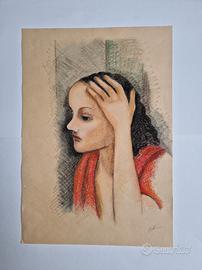 Pastello su carta da spolvero 35x50 