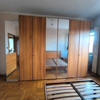 grande armadio rovere con specchiera