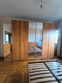 grande armadio rovere con specchiera