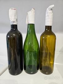Bottiglie bordolesi verdi