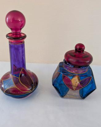 Set vintage Susciart Collection in vetro artistico