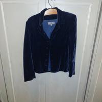 Giacca da donna in velluto blue