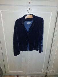 Giacca da donna in velluto blue