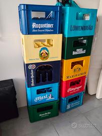 casse/bottiglie vuote birra bavarese