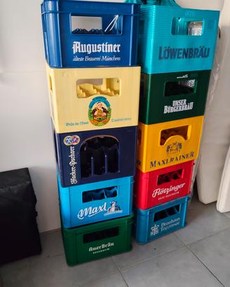 casse/bottiglie vuote birra bavarese