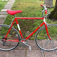 Bici uomo fixed rossa