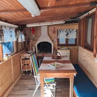 caravan più casetta di legno