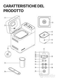 Macchina del pane Kenwood BM250 - Elettrodomestici In vendita a Roma