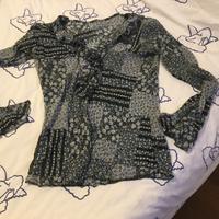 Camicetta con rouches