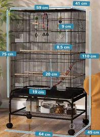 Gabbia Uccelli Nuova