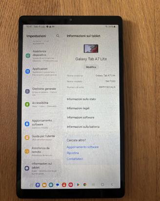 Galaxy Tab A7 Lite come nuovo