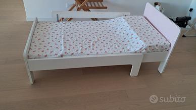 Lettino Ikea allungabile con materasso