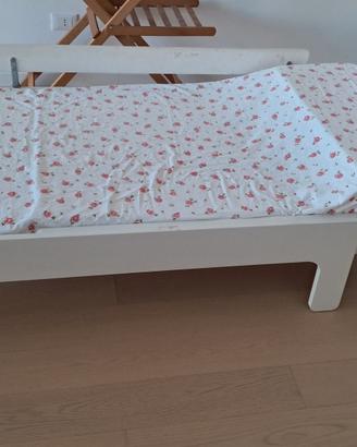 Lettino Ikea allungabile con materasso