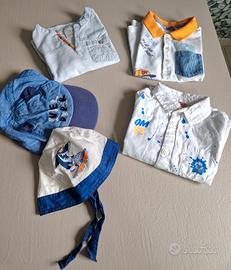 Set estivo bimbo 18/24 mesi 86 cm