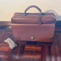 Borsa 24 ore vintage I Santi in vera pelle