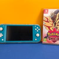 Nintendo switch Lite con Pokemon Scudo