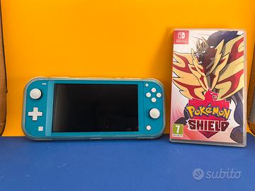 Nintendo switch Lite con Pokemon Scudo