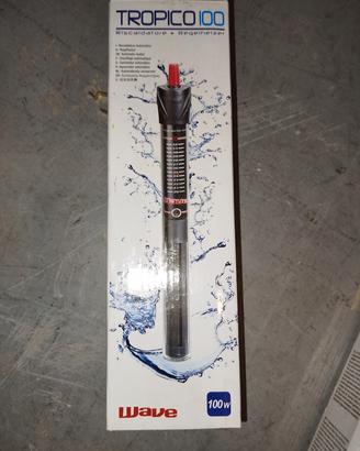 Riscaldatore acquario Wave Tropico 100W nuovo