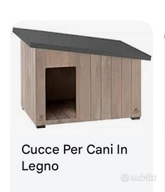 Cuccia in legno per Cani Nuova