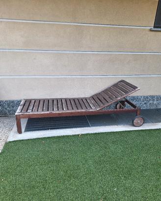 lettino da giardino 