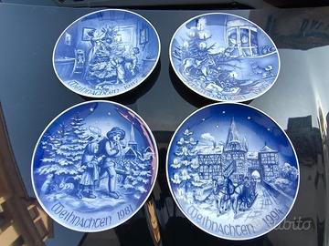 21 piatti blu da appendere o per mangiare 