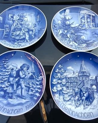 21 piatti blu da appendere o per mangiare 