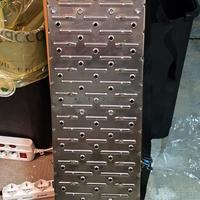 pedana salita moto in alluminio 