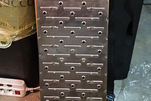 pedana salita moto in alluminio 