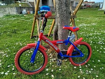 bici spiderman  da bambino 