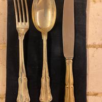 Servizio posate in argento 800 per 12 persone