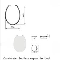 Copriwater sedile e coperchio