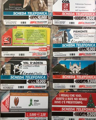 Schede telefoniche rare