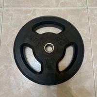 Dischi gomma bodybuilding 10 kg 28 mm (Decathlon)