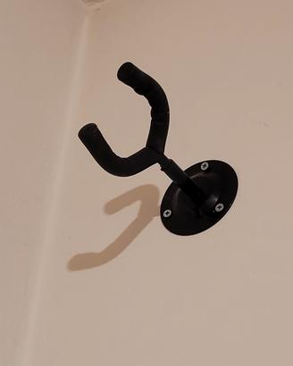porta chitarra da muro 3 ganci