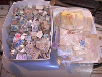 Enorme lotto di decine di migliaia francobolli