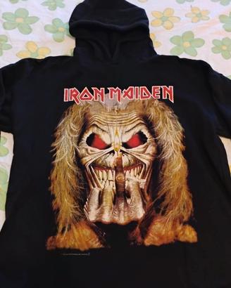 Felpa Iron Maiden con cappuccio taglia XL/L