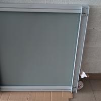 tavolo vetro acciaio