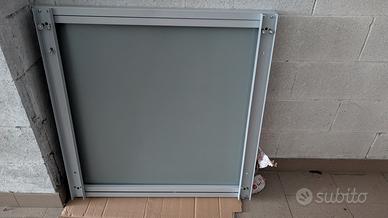 tavolo vetro acciaio