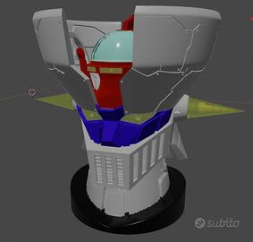 Mazinga Z Infinity modello testa fino 30cm statua