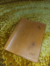 Copriagenda Ferrari Agip Schedoni 1987 originale

