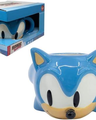 Tazza Mug in ceramica Sonic the Hedgehog 3D