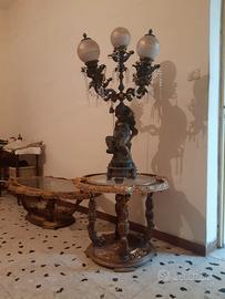 SET 2 TAVOLINI + LAMPADA